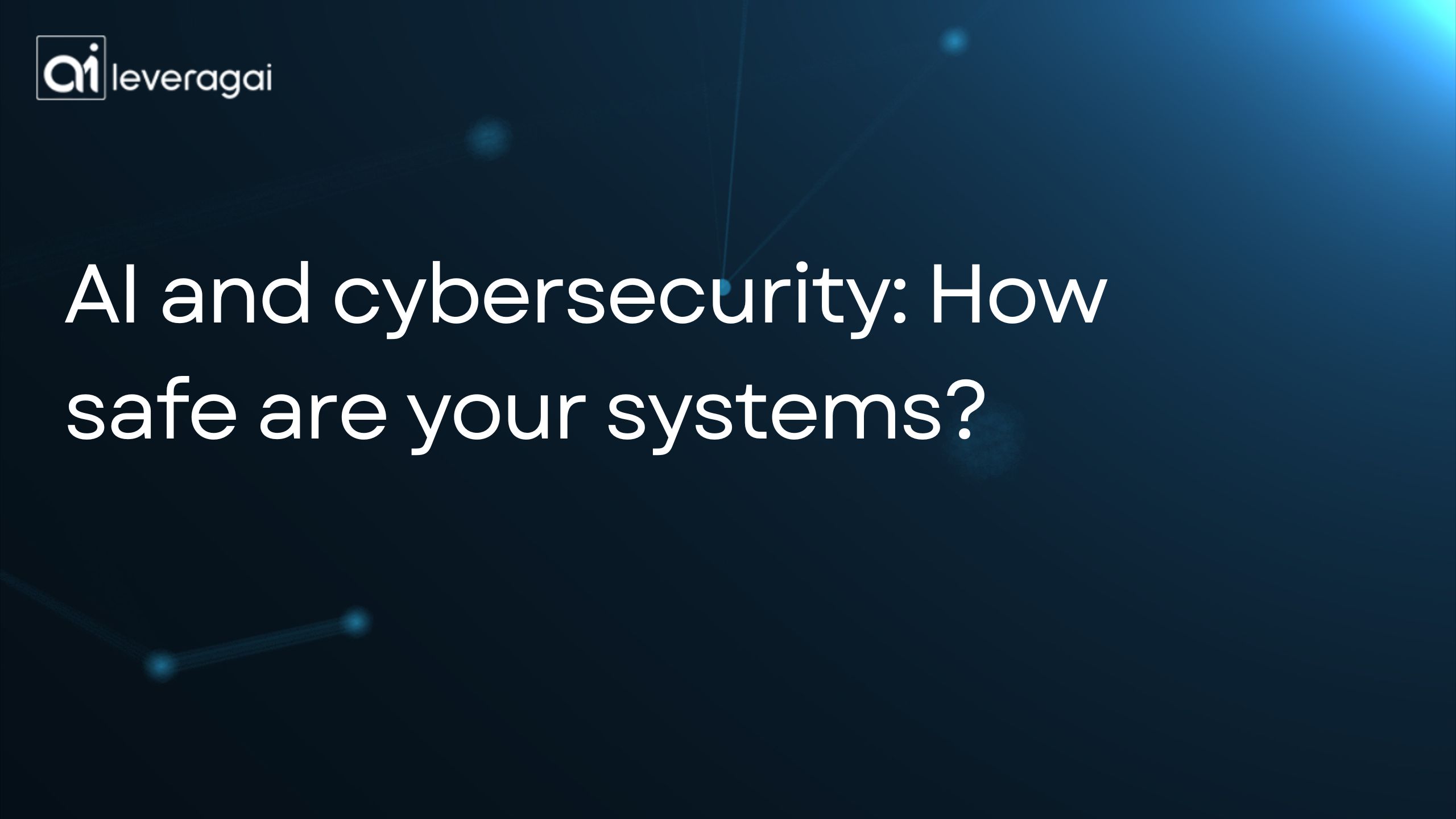 AI and cybersecurity Banner